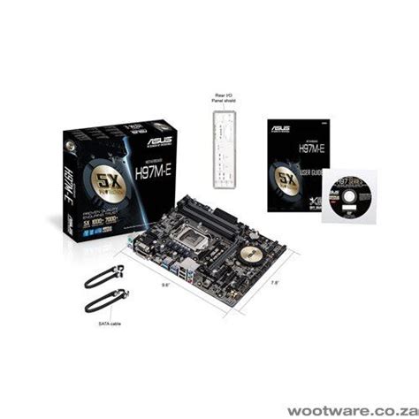 ASUS H97M-E/CSM Intel H97 LGA 1150 Micro ATX Desktop Motherboard - Wootware