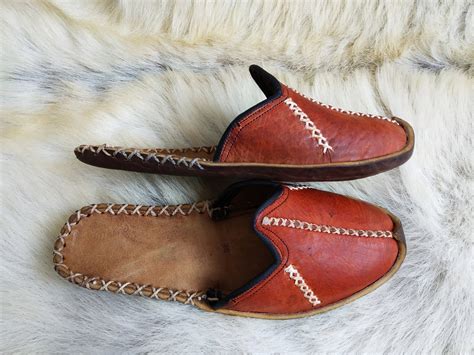 Ottoman Palace Slippers Turkish Slippers Leather Slip Ons | Etsy