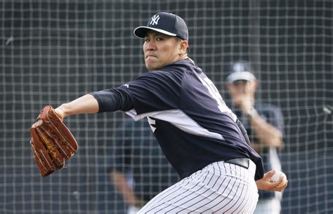 Masahiro Tanaka pitches first batting practice for Yankees | CTV News