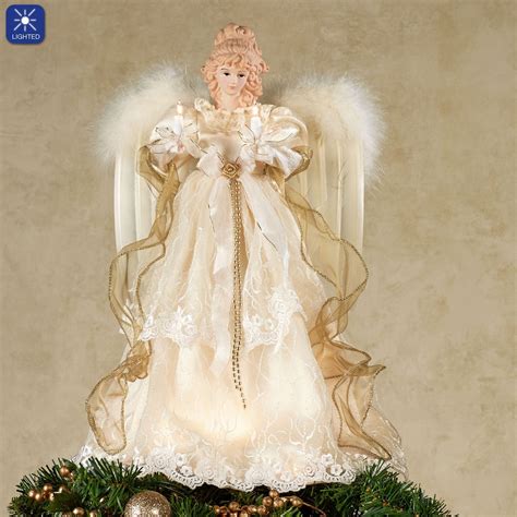 Kurt Adler Majestic Angel Lighted Tree Topper