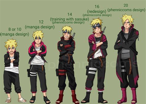 It was requested that I colored in my Boruto designs and redesign sketches. I also made some ...