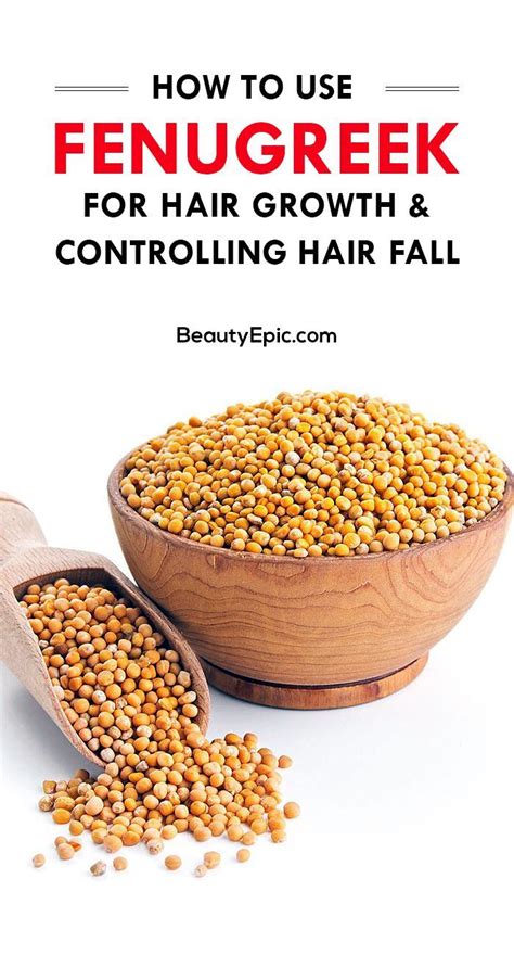 How to Use Methi (Fenugreek) for Hair Growth and Controlling Hair Fall in 2020 | Fenugreek for ...