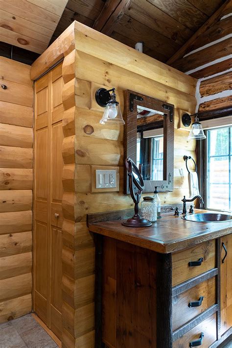 Bring the Cozy Cabin Feeling to Your Bathroom | WoodHaven Log & Lumber