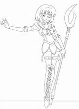 Sailor Saturn Coloring Page Az Pages Clipart Best sketch template