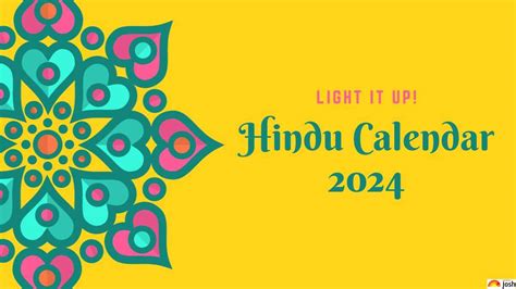 Hindu Calendar 2024 with Holidays and Festivals List, Download PDF