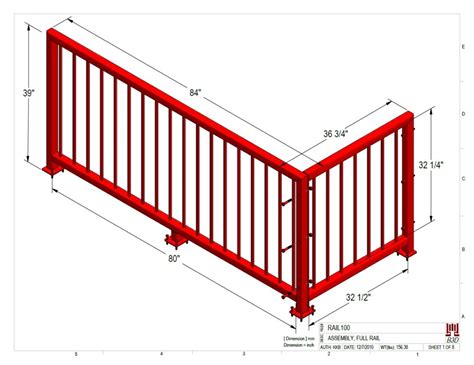 Home Guard Rail Drawing_Page_1 | Kris Bunda Design