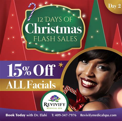 12 Days of Christmas Flash Sales - Revivify Medical Spa
