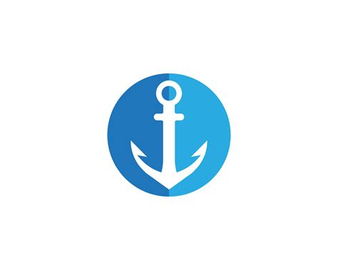 anchor logo and symbol template vector icons app 614946 Vector Art at Vecteezy