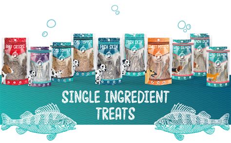 Amazon.com : TickledPet Salmon Skin Treats for Dogs - Healthy & Natural, Packed with Omega-3s ...