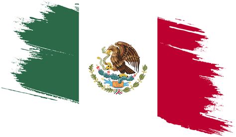 Mexico flag with grunge texture 12025110 PNG