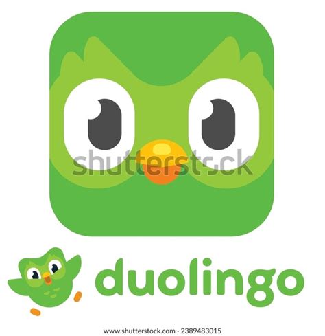 Editorial Vector Logo Design Duolingos Famous Stock Vector (Royalty ...