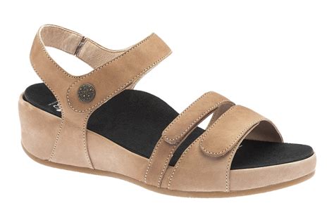 ABEO Footwear - ABEO Gabrielle - Wedge Sandals in Brown - Walmart.com ...