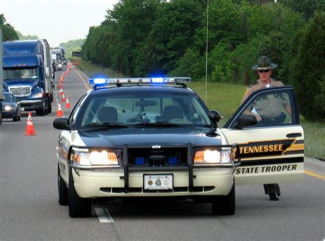 Tennessee Highway Patrol Trooper with cruiser - a photo on Flickriver