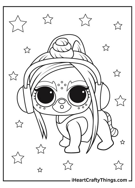 Cute Coloring Pages Of Lol Pets Coloring Pages