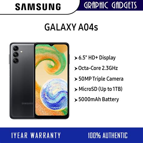 Samsung - Galaxy A04S | 4/128GB | 50MP Camera | Shopee Philippines