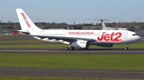 [4K] Jet2 (AirTanker) A330-200 Takeoff at Prestwick Airport April 2022 - YouTube