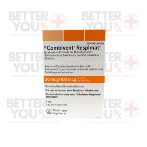 Combivent Respimat Inhaler 20mcg/100mcg 120 Doses