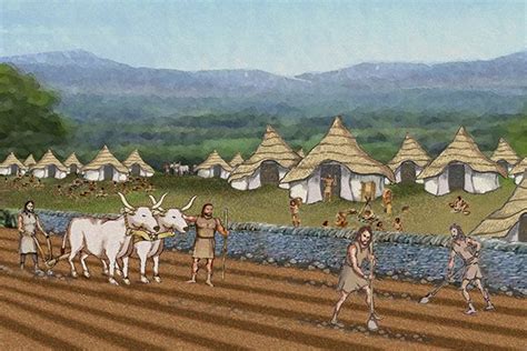 Neolithic Age People Farming