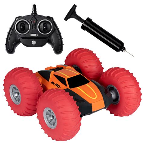 Kidstech Remote Control Race Car for Boys and Girls, 360 Degree Flips Double Sided Rotating ...