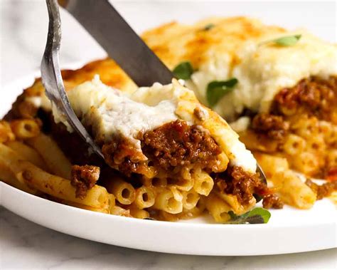 Pastitsio (Greek beef pasta bake) | RecipeTin Eats