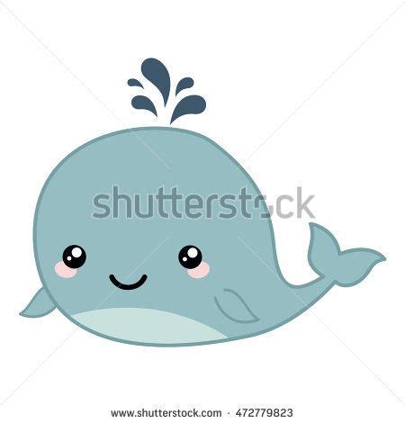 Cute cartoon whale | Dessins mignons, Peinture baleine, Baleine dessin