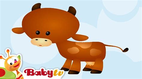 Cow | Animal Sounds and Names for Kids & Toddlers | BabyTV | Animal sounds, Animals, Kids