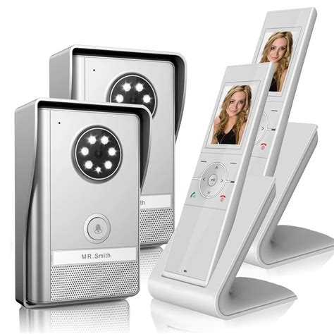 JEX Wireless Video doorbell Intercom System wireless door phone speaker intercom + IP55 ...