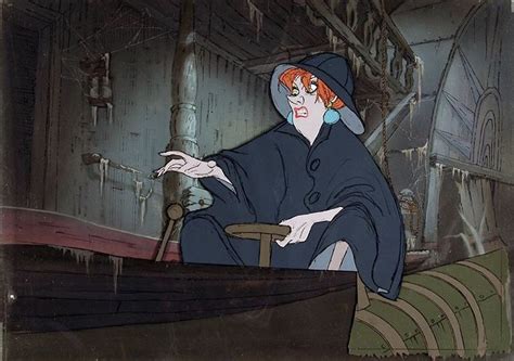 Disney THE RESCUERS Animation Cels and Master Background MADAME MEDUSA, 1977 | Character art ...