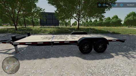 Felling Tilt Deck Trailer v1.0 FS22 Mod | Farming Simulator 22 Mod