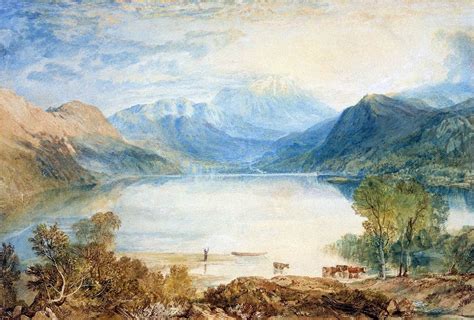 Hand Painted J. M. W. Turner Paintings Mountain Landscape - Etsy UK