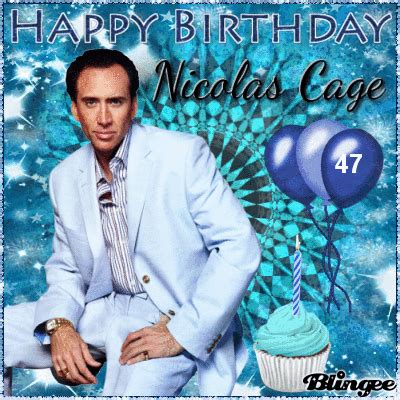 Happy Birthday Nicolas Cage! Picture #127704118 | Blingee.com