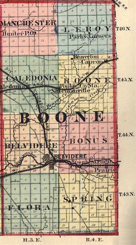 Boone County Iowa Map