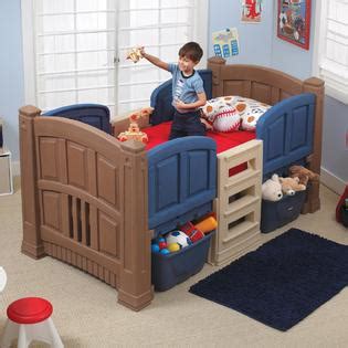 Step 2 Boy's Loft & Storage Twin Bed - Baby - Toddler Furniture - Toddler Beds