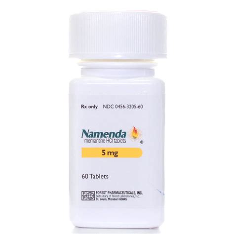 Namenda 5 Mg Tabs 60 By Actavis Pharma