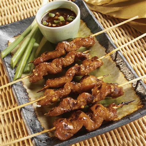 Grilled Pork Satay Recipe With Sweet Dipping Sauce