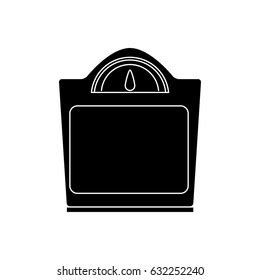 Weight Scale Health Care Measure Silhouette Stock Vector (Royalty Free) 632252240 | Shutterstock