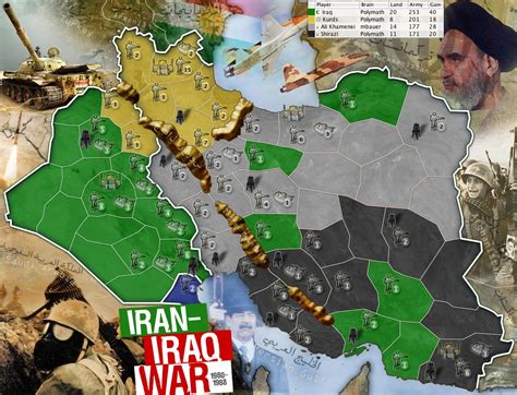 Iran-Iraq War Map