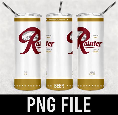 rainier beer-PNG DIGITAL DOWNLOAD for sublimation or screens – Nls doodles