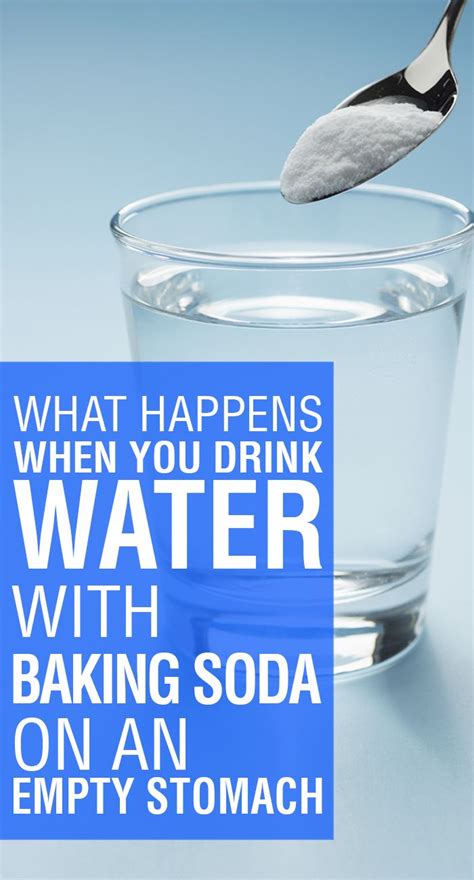 What Happens When You Drink Baking Soda With Water | Lifestylexpert