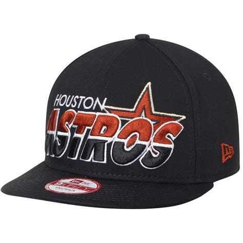 Houston Astros New Era Team Horizon 9FIFTY Snapback Adjustable Hat - Black