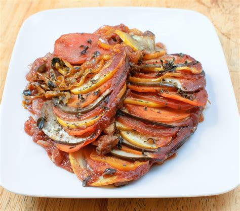 Confit Byaldi (aka Ratatouille's Ratatouille) - Baked In