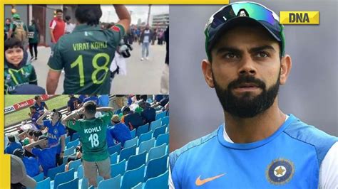 Virat Kohli fans from across border sport Pakistan jersey with his name ...