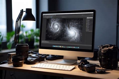 Premium Photo | Generative AI Digital Photography Workstation Modern ...