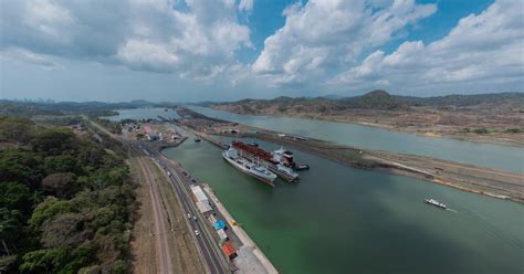 Así afecta la sequía al canal de Panamá