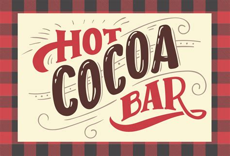 Printable Hot Cocoa Bar - Printable Word Searches