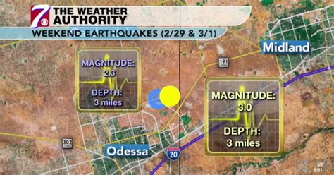 Two Earthquakes Rattle Ector & Midland Counties