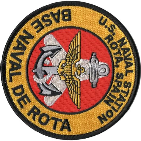 US Naval Station Rota Spain Military Patch Base Naval De Rota NEW ...