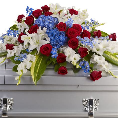 Patriotic Casket Spray