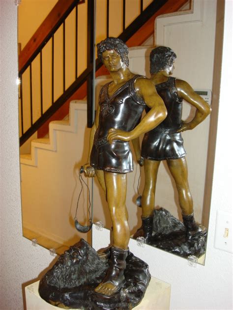 David and Goliath Statue Original by Amassoulle Bronze Statue | eBay | Statue, Christian statue ...