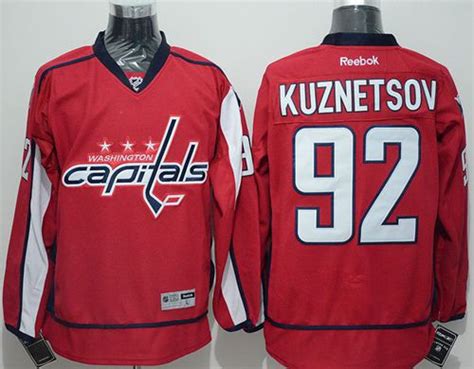 Capitals #92 Evgeny Kuznetsov Red Home Stitched NHL Jersey [NHL ...